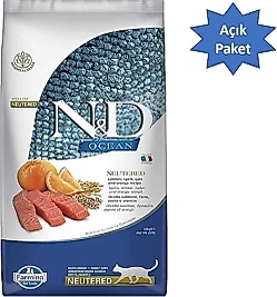 N&D Ocean Düşük Tahıllı Kısırlaştırılmış Somonlu ve Portakallı Yetişkin Kedi Maması 3 kg