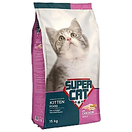 Super Cat Tavuklu Yavru Kedi Maması 15 kg