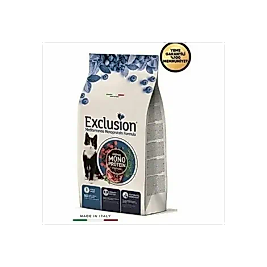 Exclusion Düşük Tahıllı Monoprotein Kısırlaştırılmış Sığır Etli 12 kg Yetişkin Kedi Maması
