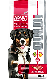 Goldi Adult Kuzu Etli Pirinçli Yetişkin Köpek Maması 15 KG
