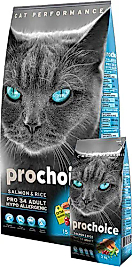 Prochoice Pro 34 Somonlu 15 kg Yetişkin Kedi Maması
