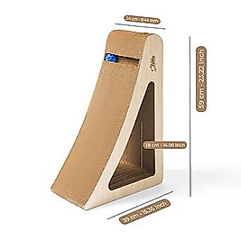 Felidae Kedi Tırmalama Kanepesi – Dikey Tırmalama CS7 - Large (Light Wood)