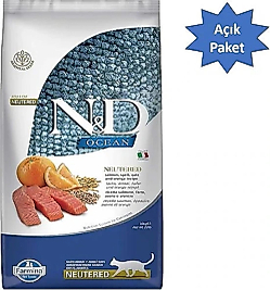 N&D Ocean Düşük Tahıllı Kısırlaştırılmış Somonlu ve Portakallı Yetişkin Kedi Maması 2 kg