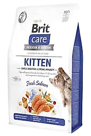 Brit Care Gentle Digestion & Strong Immunity Somonlu 7 kg Yavru Kedi Maması