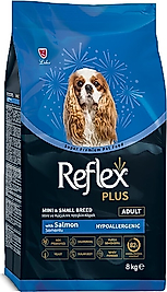 Reflex Plus Somonlu Mini ve Küçük Irk 8 kg Yetişkin Köpek Maması