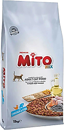 Mito Mix Tavuklu ve Balıklı 15 kg Yetişkin Kuru Kedi Maması
