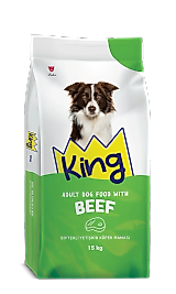 King Biftekli Yetişkin Köpek Maması 15Kg