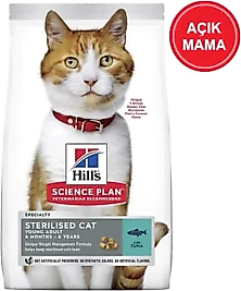 Hill's Sterilised Ton Balıklı Kısırlaştırılmış Yetişkin Kedi Maması 3 kg
