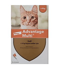 Advantage Multi 0,4ml <4kg Bayer(Elanco) 3 pipet