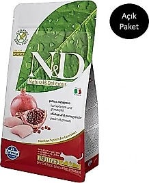 N&D Prime Tahılsız Tavuklu ve Narlı Kısırlaştırılmış Yetişkin Kedi Maması 1.5 kg