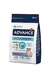 Advance Hairball Sterilised Hindili 3 kg Kısırlaştırılmış Yetişkin Kedi Maması