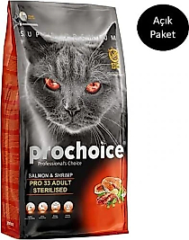 Prochoice Pro 33 Sterilised Somon ve Karidesli Yetişkin Kedi Maması 3 kg