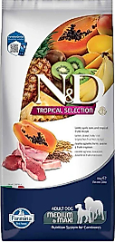 N&D Tropical Selection Kuzu Etli 10 kg Orta ve Büyük Irk Yetişkin Köpek Maması