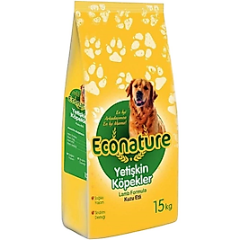 Econature Kuzu Etli Yetişkin Köpek Maması 15 Kg