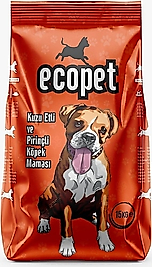 Ecopet Kuzu Etli ve Pirinçli 15 kg Yetişkin Köpek Maması