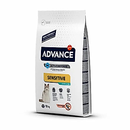Advance Sensitive Sterilised Somonlu Kısırlaştırılmış Yetişkin Kedi Maması 10 kg