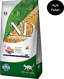 N&D Düşük Tahıllı Kısırlaştırılmış Kuzu Etli Yetişkin Kedi Maması 3 kg