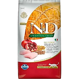 N&D Prime Tahılsız Tavuklu ve Narlı Yetişkin Kedi Maması 10 kg