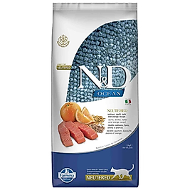 N&D Ocean Düşük Tahıllı Morina Balıklı ve Portakallı Yetişkin Kedi Maması 10 kg