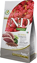 N&D Quinoa Neutered Ördek Etli Kısırlaştırılmış Yetişkin Kedi Maması 1.5 kg
