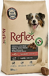 Reflex Duo Proteinli Somonlu ve Kuzu Etli 10 kg Orta ve Büyük Irk Yetişkin Köpek Maması
