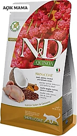 N&D Quinoa Skin Coat Bıldırcın Etli Yetişkin Kedi Maması 5 kg