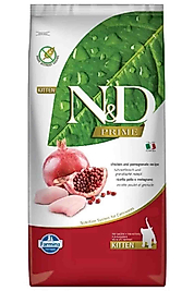 N&D Prime Kitten Tahılsız Tavuklu ve Narlı Yavru Kedi Maması 10 kg