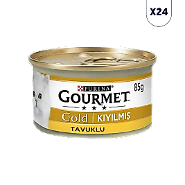 Purina Gourmet Gold Kıyılmış Tavuklu Konserve 85 gr 24 Adet