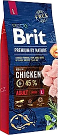 Brit Premium Adult Chicken Rice Tavuklu 15 kg Büyük Irk Yetişkin Köpek Maması