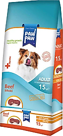 Paw Paw Biftekli 15 kg Yetişkin Köpek Maması