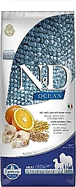 N&D Ocean Düşük Tahıllı Morina Balıklı ve Portakallı 12 kg Orta ve Büyük Irk Yetişkin Köpek Maması