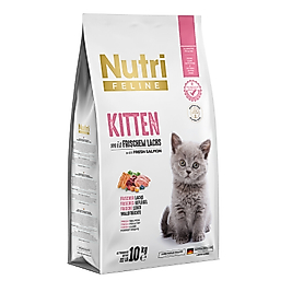 Nutri Feline Kitten Somonlu 10 kg Yavru Kedi Maması
