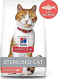 Hill's Somonlu Kısırlaştırılmış Yetişkin Kedi Maması 3 kg