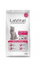 LaVital Somonlu Kısırlaştırılmış Yetişkin Kedi Maması 12 kg