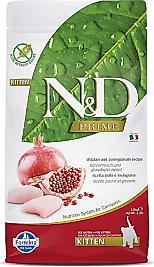 N&D Prime Kitten Tahılsız Tavuklu ve Narlı Yavru Kedi Maması 1.5 kg