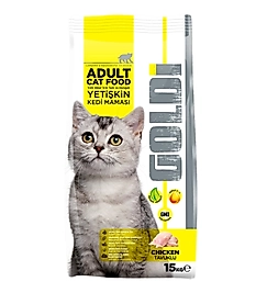 Goldi Tavuklu 15 kg Yetişkin Kedi Maması