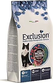 Exclusion Monoprotein Düşük Tahıllı Tavuklu ve Narlı Kısırlaştırılmış 12 kg Kedi Maması