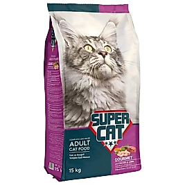 Super Cat Gurme Yetişkin Kedi Maması 15 KG