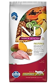 N&D Tropical Selection Tavuk Etli Kısırlaştırılmış Yetişkin Kedi Maması 5 kg