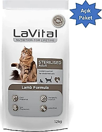 LaVital Kuzu Etli Kısırlaştırılmış Yetişkin Kedi Maması 8 kg