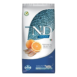 N&D Ocean Tahılsız Ringa Balıklı ve Portakallı Yetişkin Kedi Maması 5 kg