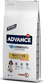 Advance Medium & Maxi Sensitive Somonlu 12 kg Yetişkin Köpek Maması