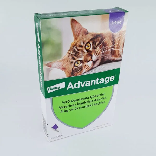 Advant-Age(Yeşil) -0.8Ml 4–8 Kg Kediler İçin-Skt:11-2027